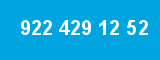 922 429 12 52